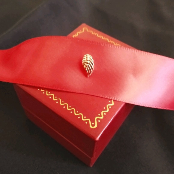 Nana Bijou Jewelry - 14K Rose Gold Angel Wing Stud (Genuine Gold)